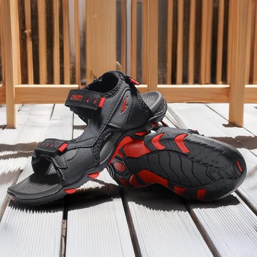 Image of ASIAN Men's VISTARA-24 Casual Sandals with adjustable velcro closure for easy wear with flexible fitting and trendy and stylish looks ideal for everyday use for mens as well as boys