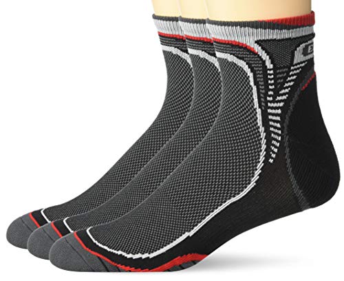 Eurosock Trail Running Quarter Socks, Black, X-Large