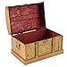 Produktbild Retro Box Holz Schatzkiste Box Edelstein Schmuck Aufbewahrungsorganisator Schmuck Andenken Schatzkiste Ohne Schloss