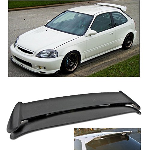 VXMOTOR JDM Type R Style Spoiler Wing Kit for 1996-2000 Honda Civic EK9 3Dr Hatchback