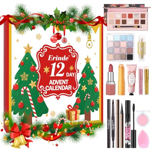 Calendrier de l'Avent 2025 maquillage complet avec blush et eyeliner longue tenue