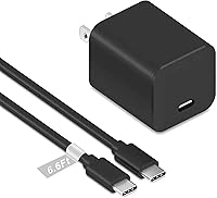 Vista 1 de Cargador de 6.5 pies para Nintendo Switch PD adaptador de cable de carga, cargador rápido apto para Nintendo SwitchSwitch LiteSwitch OLED, con cable