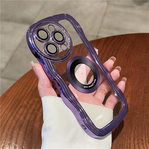 Coque de Luxe pour iPhone 11 ENILSA finition placage brillant violet