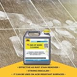 FILA Surface Care Solutions, DETERDEK PRO, Cement Remover and Brick Acid Cleaner, Efflorescence Remover, Strong Patio Cleaner, Ideal for Porcelain Tile, 5L - Image 5