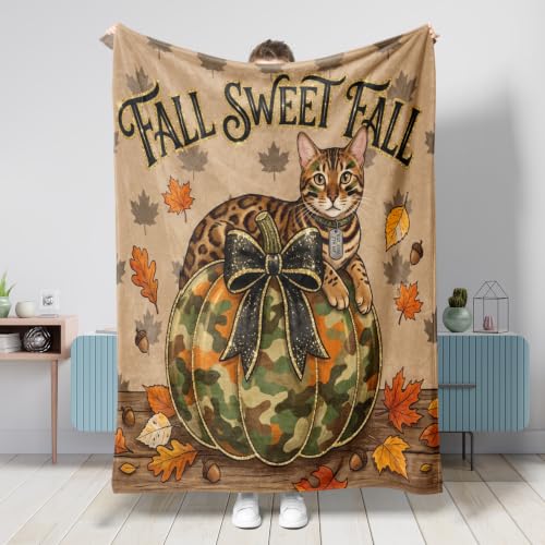 Couverture pelucheuse chat du Bengale haut de gamme 152 x 203 cm - 2