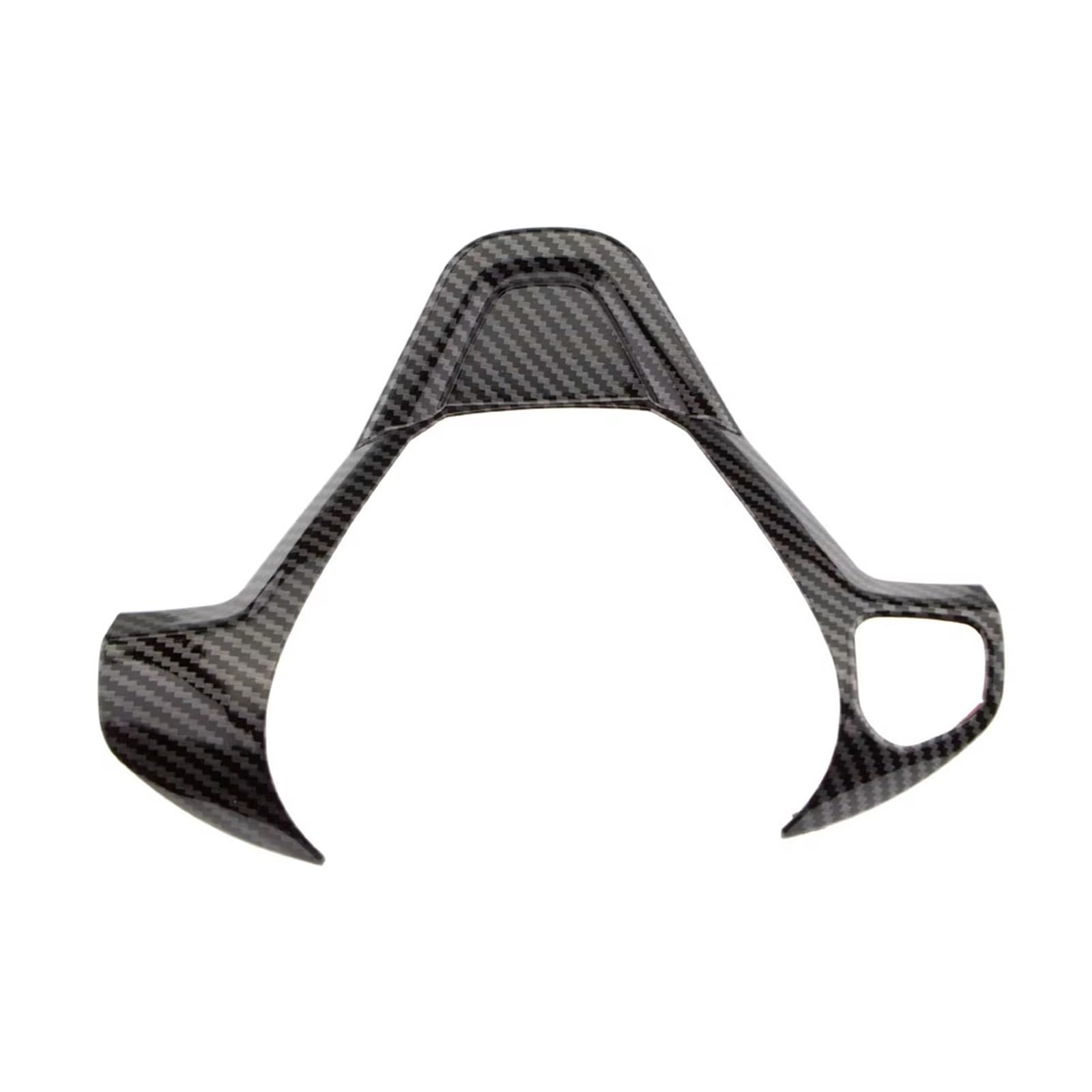 Trim Sticker Accessories for Fiesta MK7 2009-2017 for Ecosport 2013-2017 Steering Wheel Button Cover Sticker ABS Frame Car Accessories Car Interior Decoration(1hole Carbon)