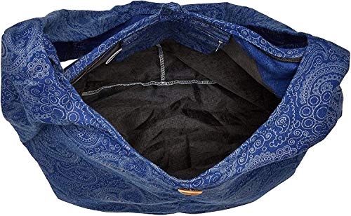 Image of BTP! Thai Cotton Hippie Hobo Sling Crossbody Bag eco Friendly Shopping bag Paisley Print Large