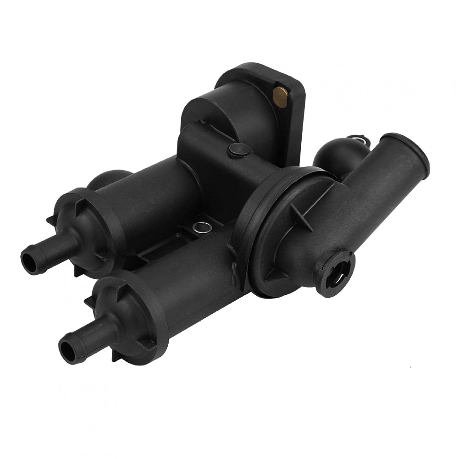 Termostato del liquido di raffreddamento, termostato del liquido di raffreddamento del motore, 1 pezzo di plastica e metallo 68003582AB Termostato del liquido di raffreddamento con alloggiamento adatt