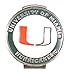 Miami Hurricanes Hat Clip with Double Sided Golf Ball Marker