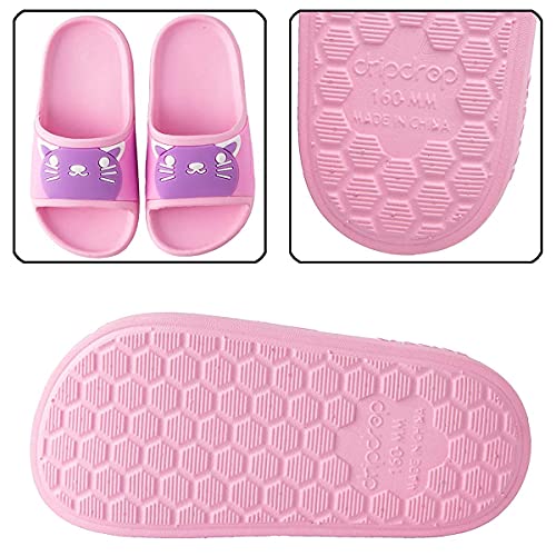 dripdrop Girls & Boys Slides Sandals Toddler Kids Water Shoes Beach/Pool Slippers