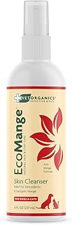 EcoMange Mange Relief for Dogs & Cats – 8 Oz. Cat & Dog Itch Relief, Sarcoptic & Demodectic Mite Spray – Herbal Extract & ...