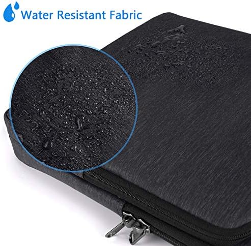 KTMOUW Laptop Sleeve 14 inch Laptop Case Water Resistant Laptop Cover Bag Compatible 13.3 inch Shock Resistant Notebook Protective Case Black