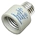 Halco 91000 - Porcelain Medium Screw Base (E26) Socket Extender (Extends Bulb 1") (ADP/E26/E26)