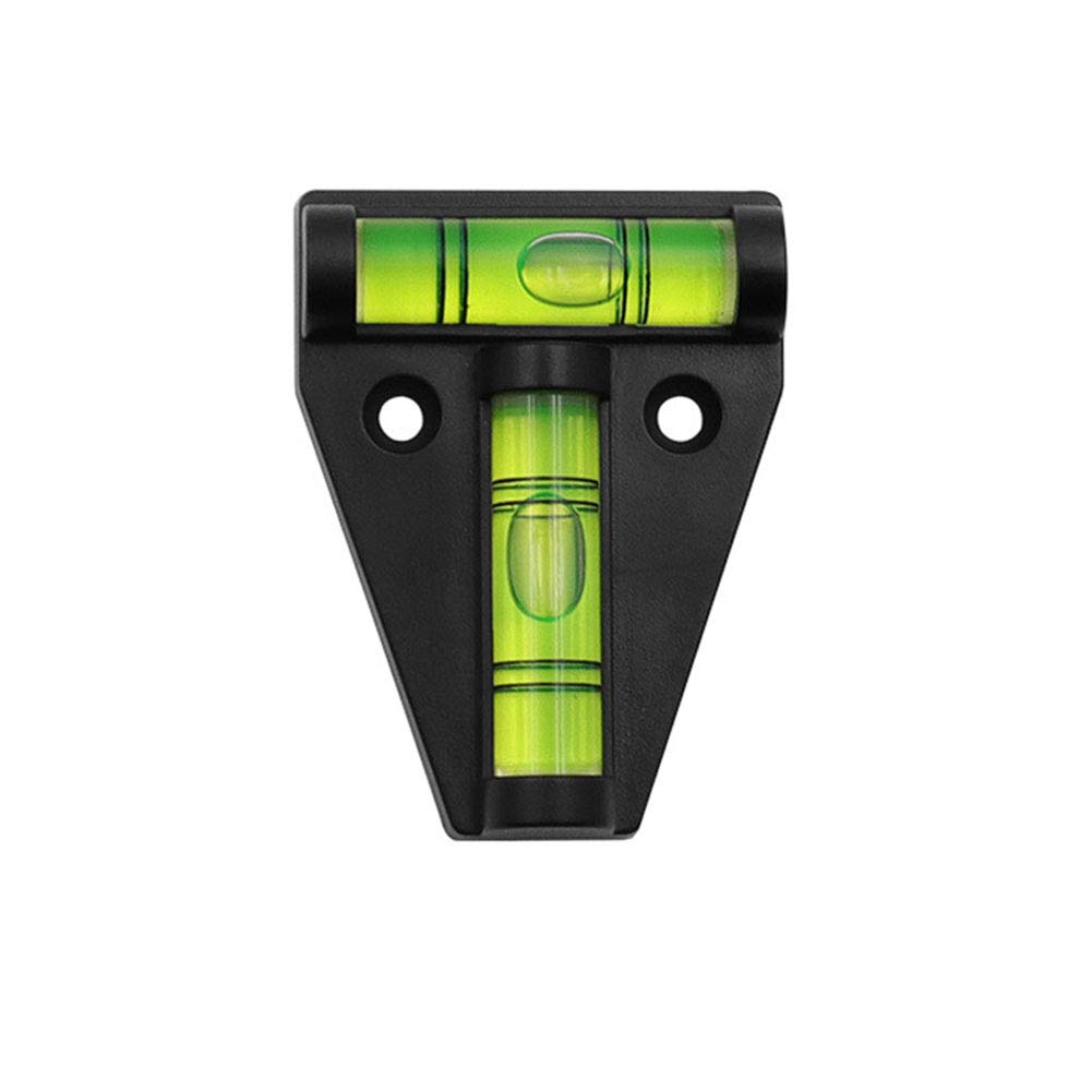 Bikuer Black Mini Spirit Level For Caravan And Motorhome Levelling, Portable Leveller Device