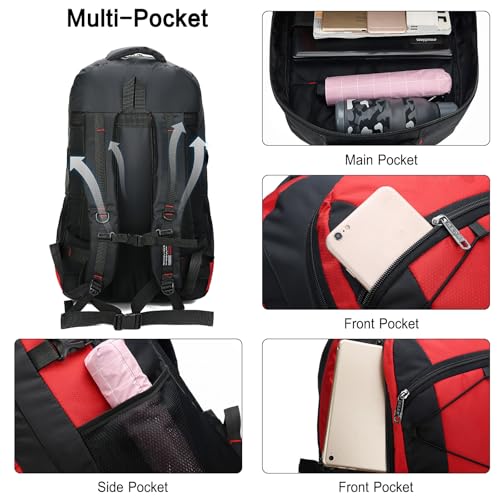 Mochila de senderismo 75L impermeable para hombre y mujer miniatura 4