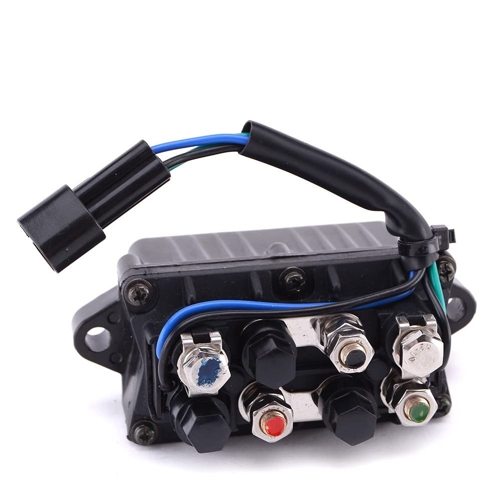 Accessori Relè Moto Barca Motore Potenza 3 Pin 12V Motore a 4 Tempi for Yamaha F25 40 50 60 75 90 HP 61A-81950-01 61A-81950-00 VX250C Durevole