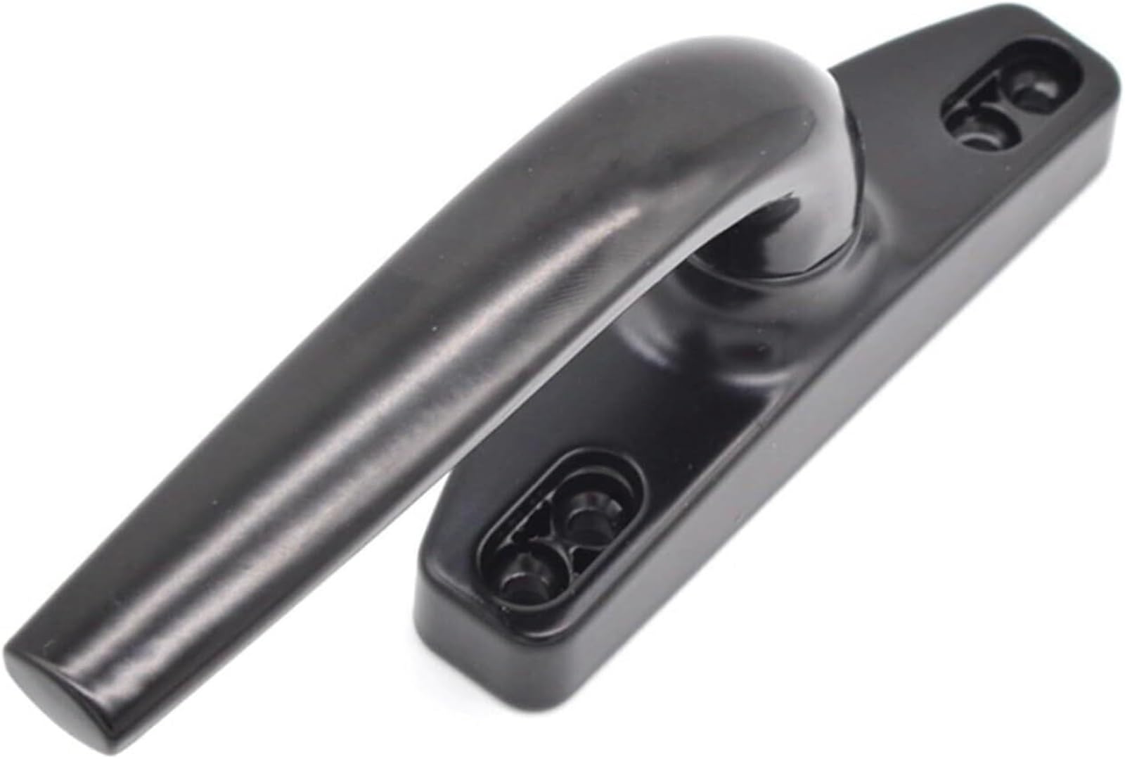 Lcuvimpex Black Lockable Window Handle， Aluminum Alloy Casement Window Handle Multicolor 25-55Mm(,55Mm)
