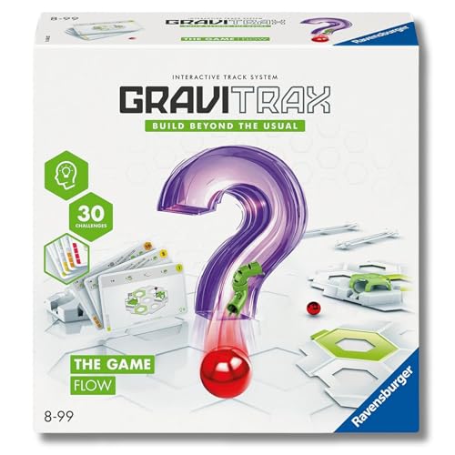Ravensburger - Gravitrax The Game Flow | Pista Biglie Con 38 Pezzi | Rompicapo Bambini Con 30 Sfide | Giochi Bambino 8 Anni Maschio | Giochi Per Bambini Compatibili Con Tutti I Gravitrax