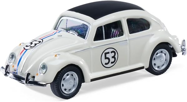Schuco 1:87 VW Käfer Rallye '53 - Hochwertiges Diecast Modellauto im Maßstab 1:87, Modellauto, 1:87, Auto, Sammlermodell, H0 - 2