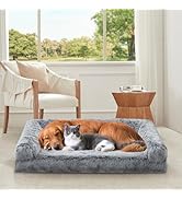 Orthopedic Dog Bed for Large Dogs, High Density Egg Crate Foam Sofa Bed, Removable Washable Cover, Non-Slip Bottom  
Ort 51H5iU1K9%2BL. AC SR166,182