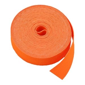 DQZRTUECA Elastisches Band Orange, 5 Yard