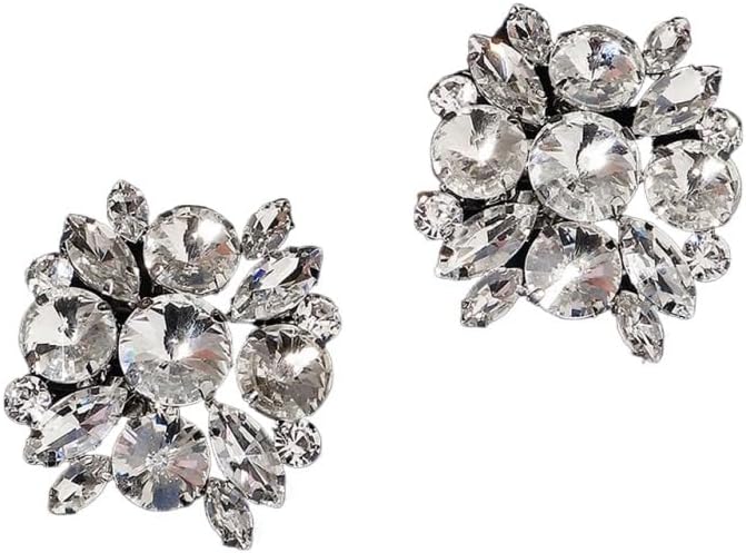 JSEIAJB Bridal Shoe Accessories Prom Women Buckle Crystal Wedding Clips Bride Bridesmaid Trendy Party Gifts