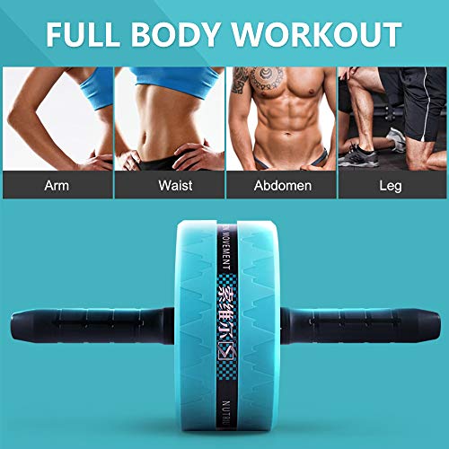 Roda de exercício, Romacci Abdominal Roller Home Office Ginásio Fitness Equipamento de treino Roda d