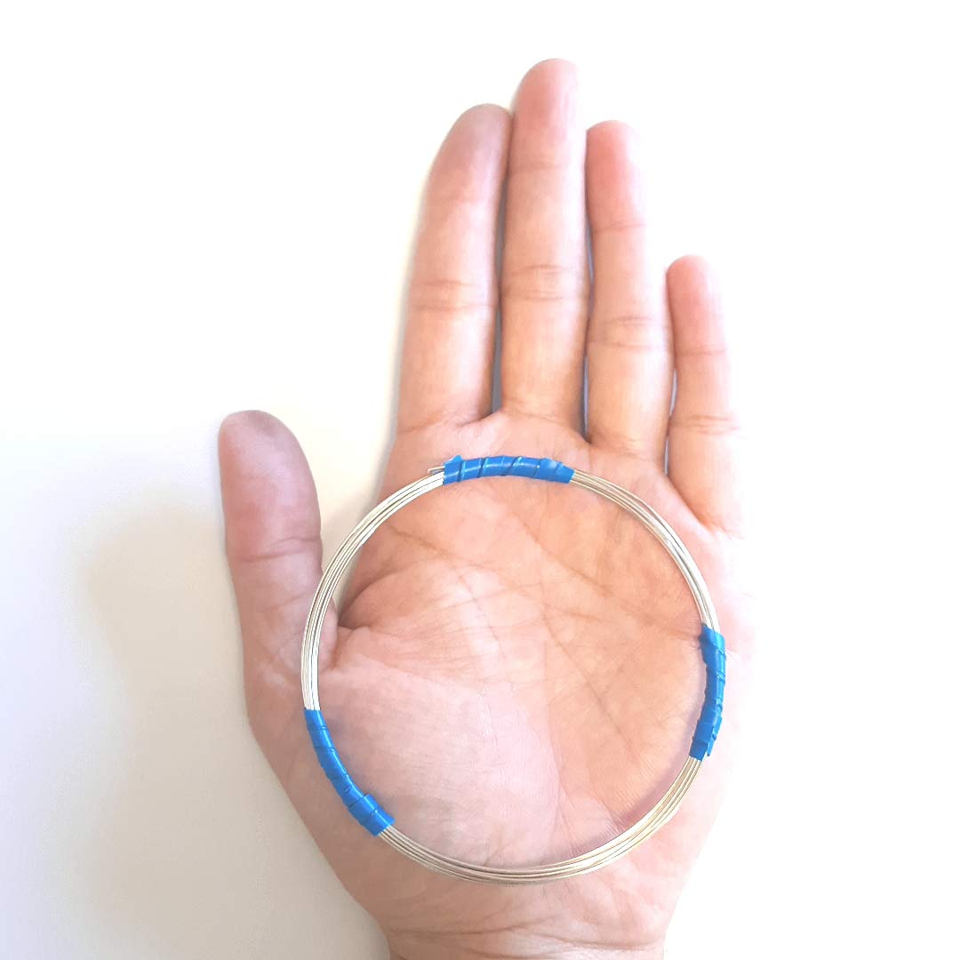 CRAFT WIRE - Alambre de soldadura de plata de 8 pies, calibre 22, fabricado en Estados Unidos