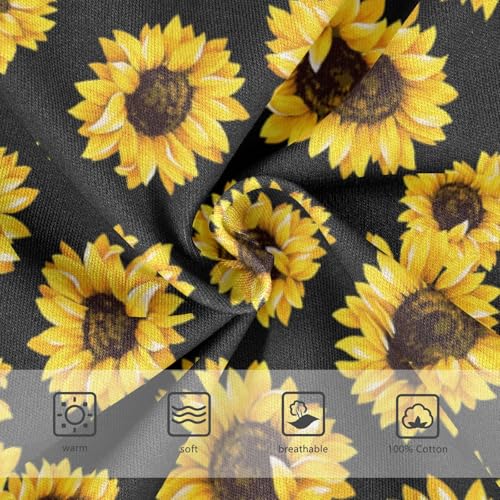 Boys' Exclusive Briefs Toddler Underwear 95% Combed Cotton Boxerbriefs 2T Sunflower Pattern 603