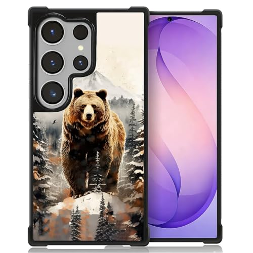 Coque Samsung S26 Ultra rigide antichoc motif ours de montagne
