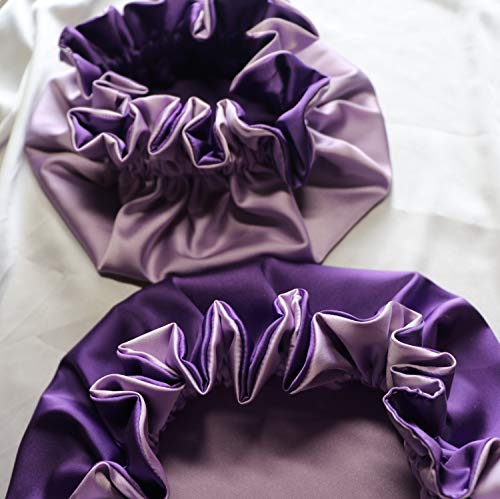 Image of AKISS Baby Infant Newborn Toddler Satin Silk Hair Bonnet for Baby Girl Boy Sleeping Kids Cap Hat