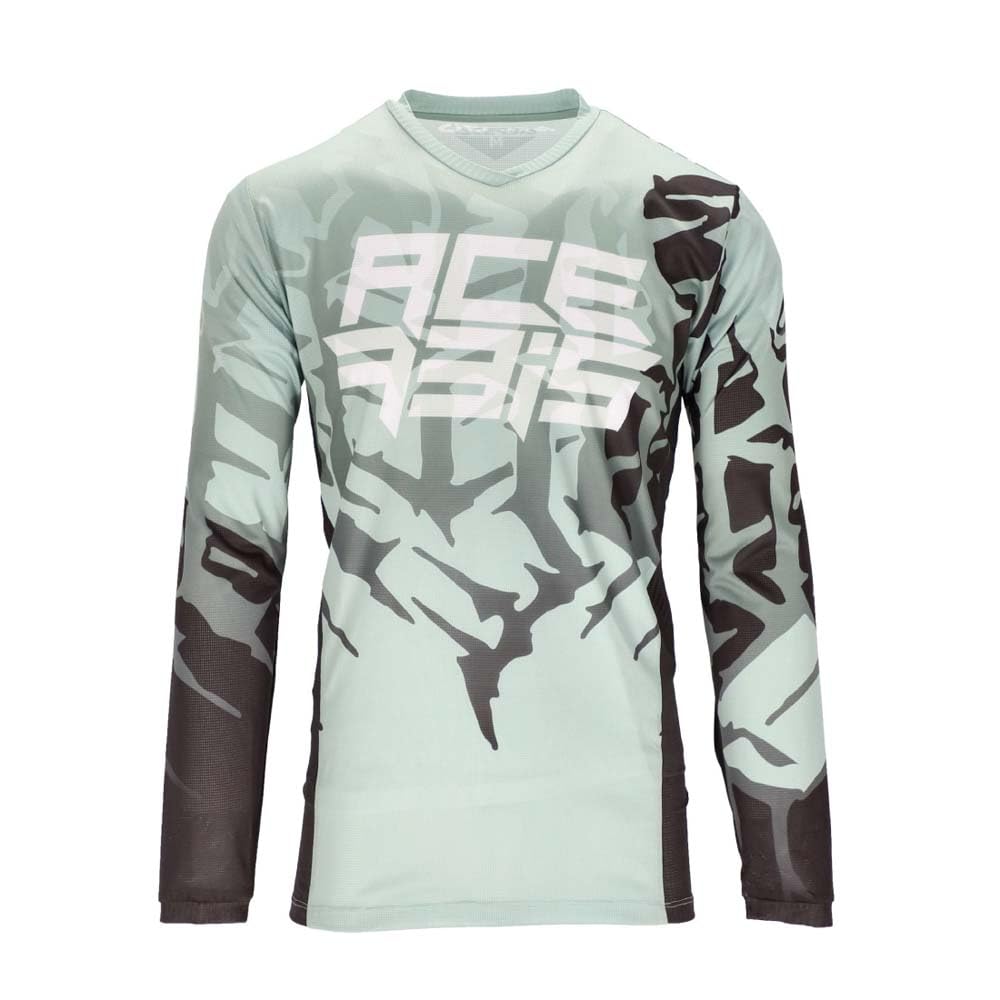 Acerbis MX J-Track 6 Maglia Motocross (Green/Black,L)