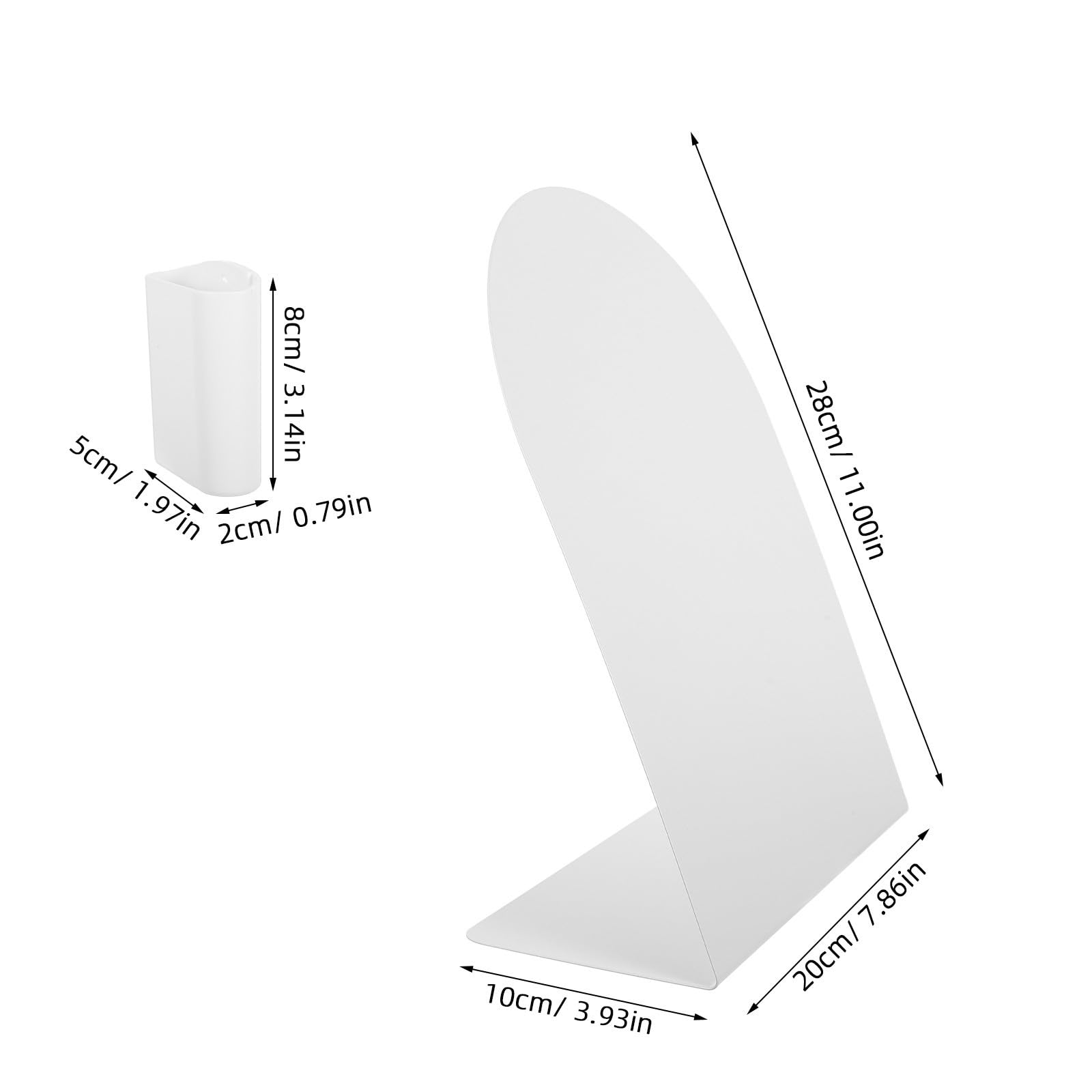 TOYANDONA 2 Sets Magnetische Tisch Pinnwand aus Eisen für Schreibtisch,