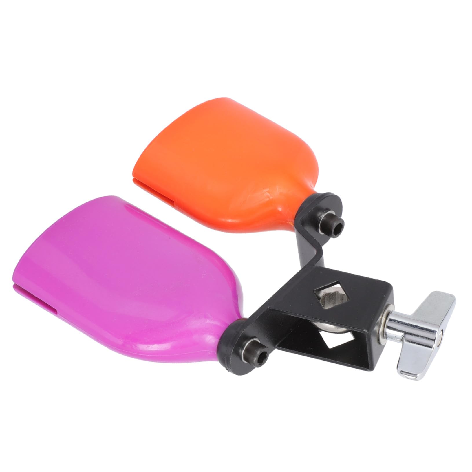 Cencerro para Batería de Tono Alto Soporte Ajustable y Tornillo, Accesorio para Instrumento de Percusión Compatible Drum Set y Drum Kit