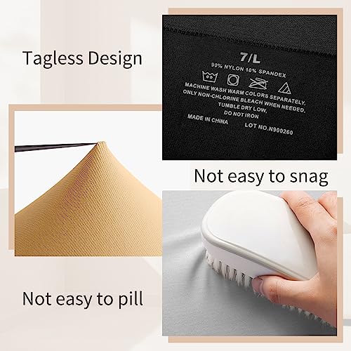 Image of YADIFEN Slip Shorts for Under Dresses Women Seamless Anti Chafing Underwear Shaping Boyshort Smooth Thigh Biker Short Panties