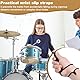 Kleemeiero 2 Stück Trommel Schlägel Filz Trommelschlägel Set 30 x 5cm Trommelstöcke Filz Wollfilzkopf mit Holzgriff Trommelstock Kinder Drumsticks für Trommeln Erwachsene Schlaginstrumente
