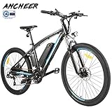 pedelecs und e-bikes [AKTUALISIERTE BREMSE & TRANSMISSION SYSTEM] Professionelle 21-Gänge erhöhen die Kraft beim Bergsteigen, die Reichweite weiter und die Anpassungsfähigkeit des Geländes im Vergleich zu 6/7-Gängen. Mechanische Scheibenbremsen vorne und hinten bieten kraftvolles, progressives Bremsen auch bei Regen an.