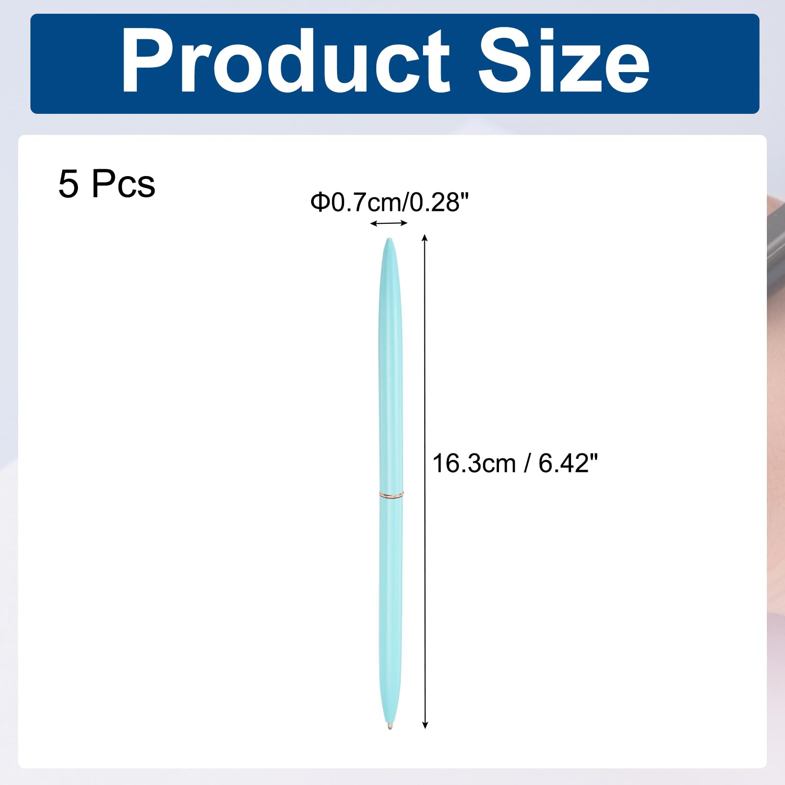 PATIKIL Slim Metal Ballpoint Pen - Image 2