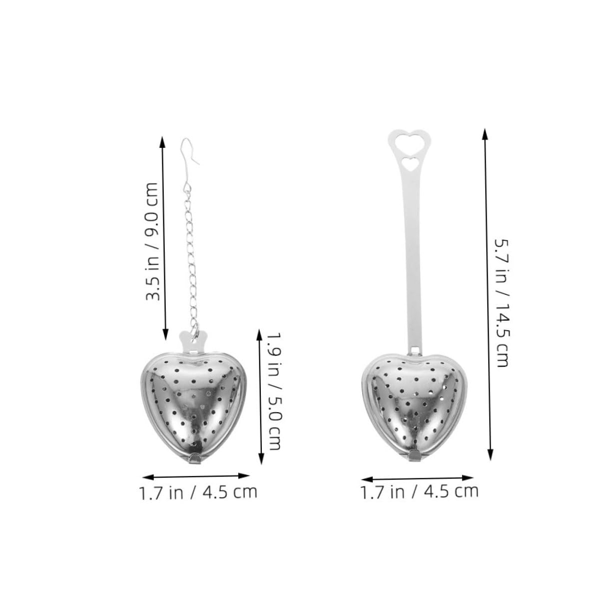 PRETYZOOM 40 Piezas bola de té Infusor de té para tetera colador de filtro de colador Acero inoxidable Plata