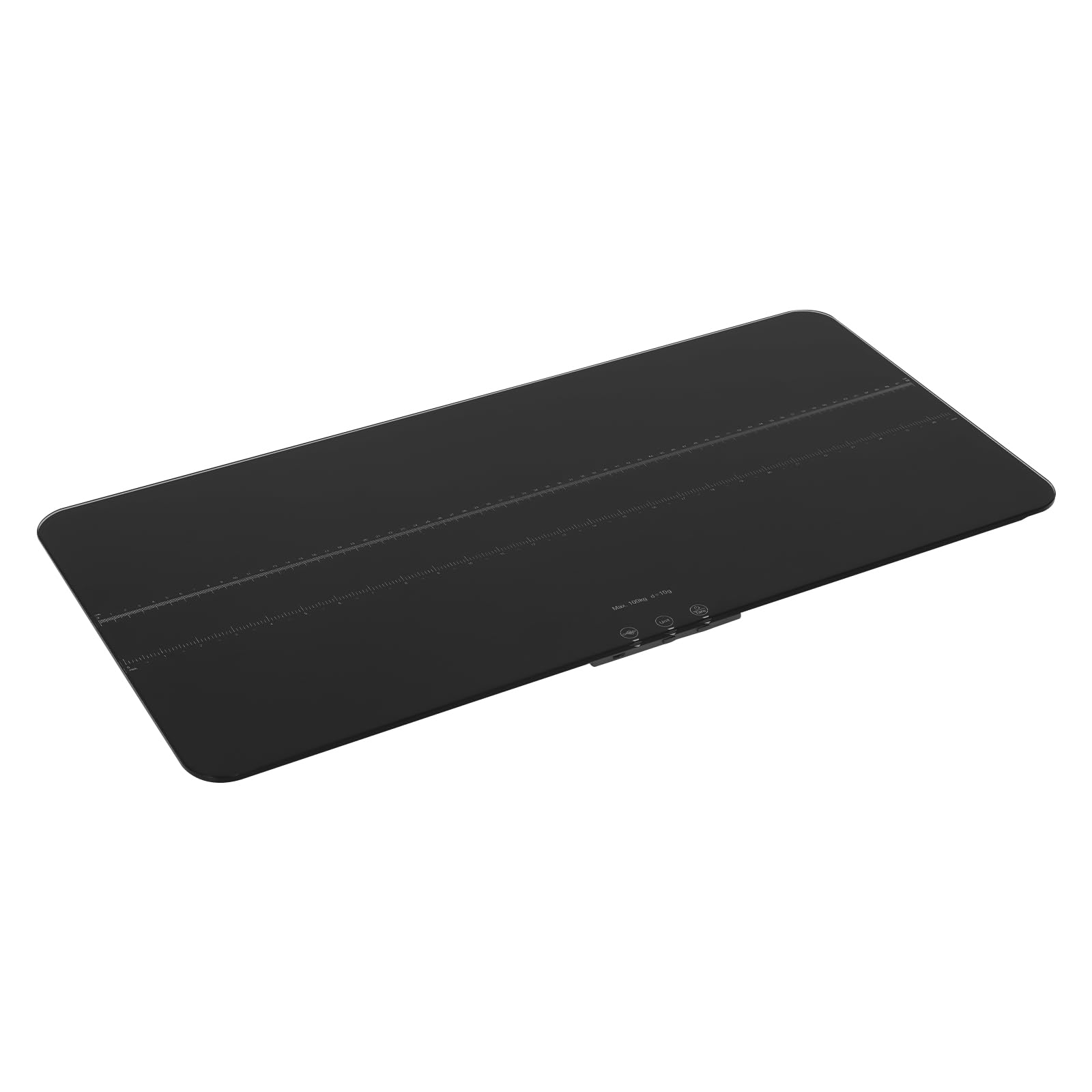 Hundewaage bis 100kg Tierwaage 10 g Genauigkeit große Plattform LED-Anzeige Tara-Funktion Schwarz