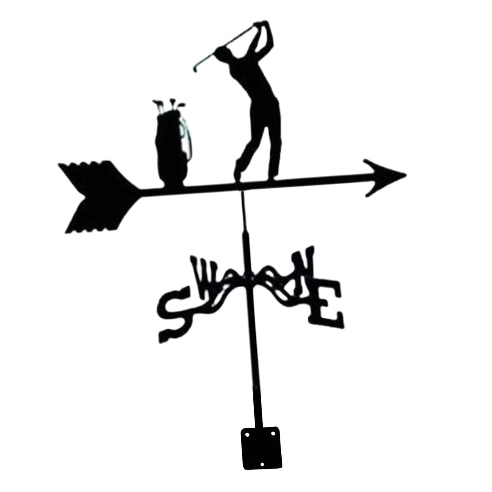 Weather Vane Wind Vane Wind Direction Indicator for Roof Outdoor Decor Play Golf-image-38