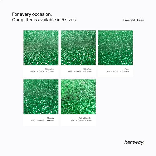 Glitter Paint Additive 100g - Ultrafine Emerald Green Metallic Flakes for Emulsion, Acrylic & Latex Paint | Add Sparkle to Indoor Walls & Wood Varnish | DIY for Home Decor - Hemway by Hemway - Image 8