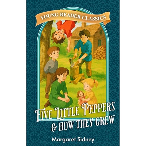 Five Little Peppers and How they Grew Audiolibro Por Margaret Sidney, Rachael Liankatawa arte de portada