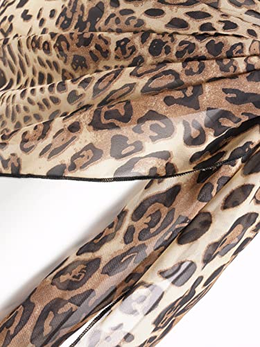 SIWEN Sarong Swimsuit Coverups for Women，Beach Bikini Wrap Sheer Short Skirt Chiffon Scarf2