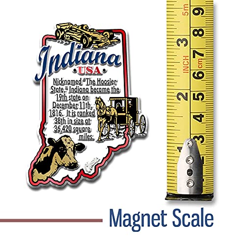 Imán Decorativo de Goma Indiana 2.3 x 3.1 pulgadas miniatura 5