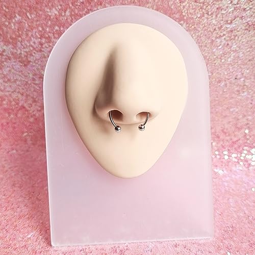Image of Via Mazzini Surgical Steel Clip-On No-Rusting Magnetic Punk Septum Clip For Men And Women (NR04929)