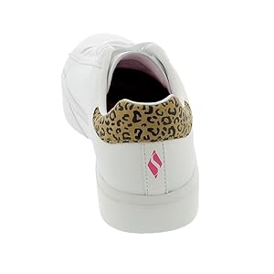 Amazon.com | Skechers Girls Eden LX Sneaker, White/Leopard
