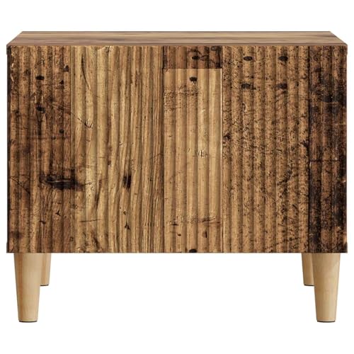 Table basse avec tiroirs en bois vieilli table d'appoint de salon