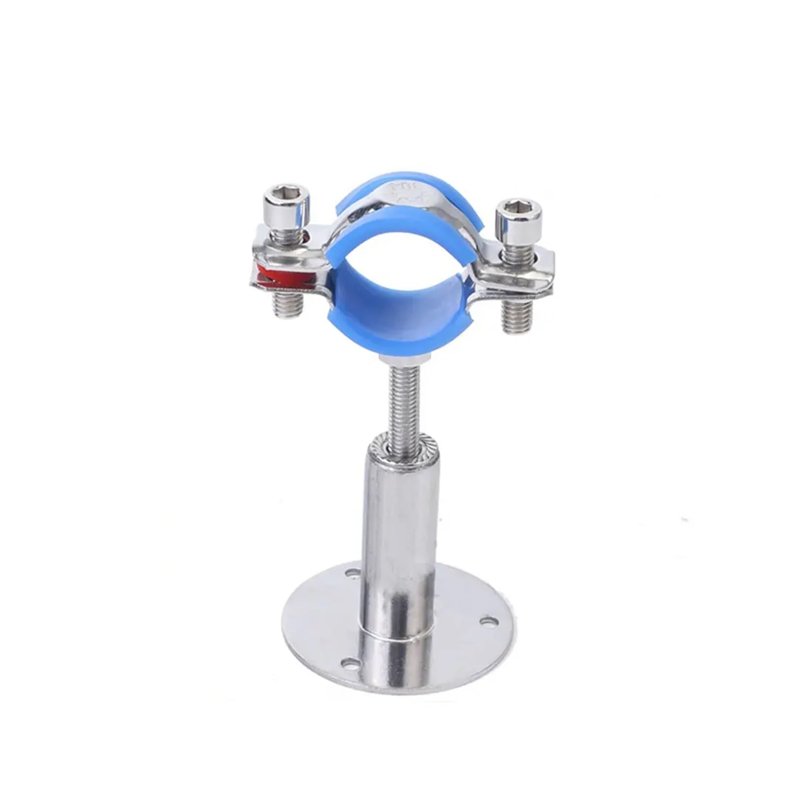 Gancio for tubi in acciaio inossidabile 304 con piastra di base, asta da 19 mm 45/95, for diametro esterno 15-108(100-150mm Adjust,FIT 60-65MM OD TUBE-WITH BASE PLATE)