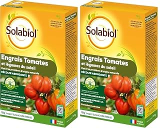 Solabiol engrais tomates et légumes du soleil, lot de 2